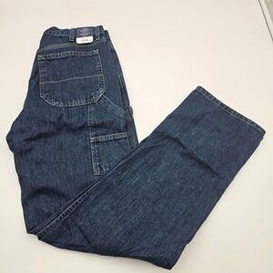 George Carpenter Jeans Relaxed Fit Bootcut Blue Denim Mens Size 32x34 NWT